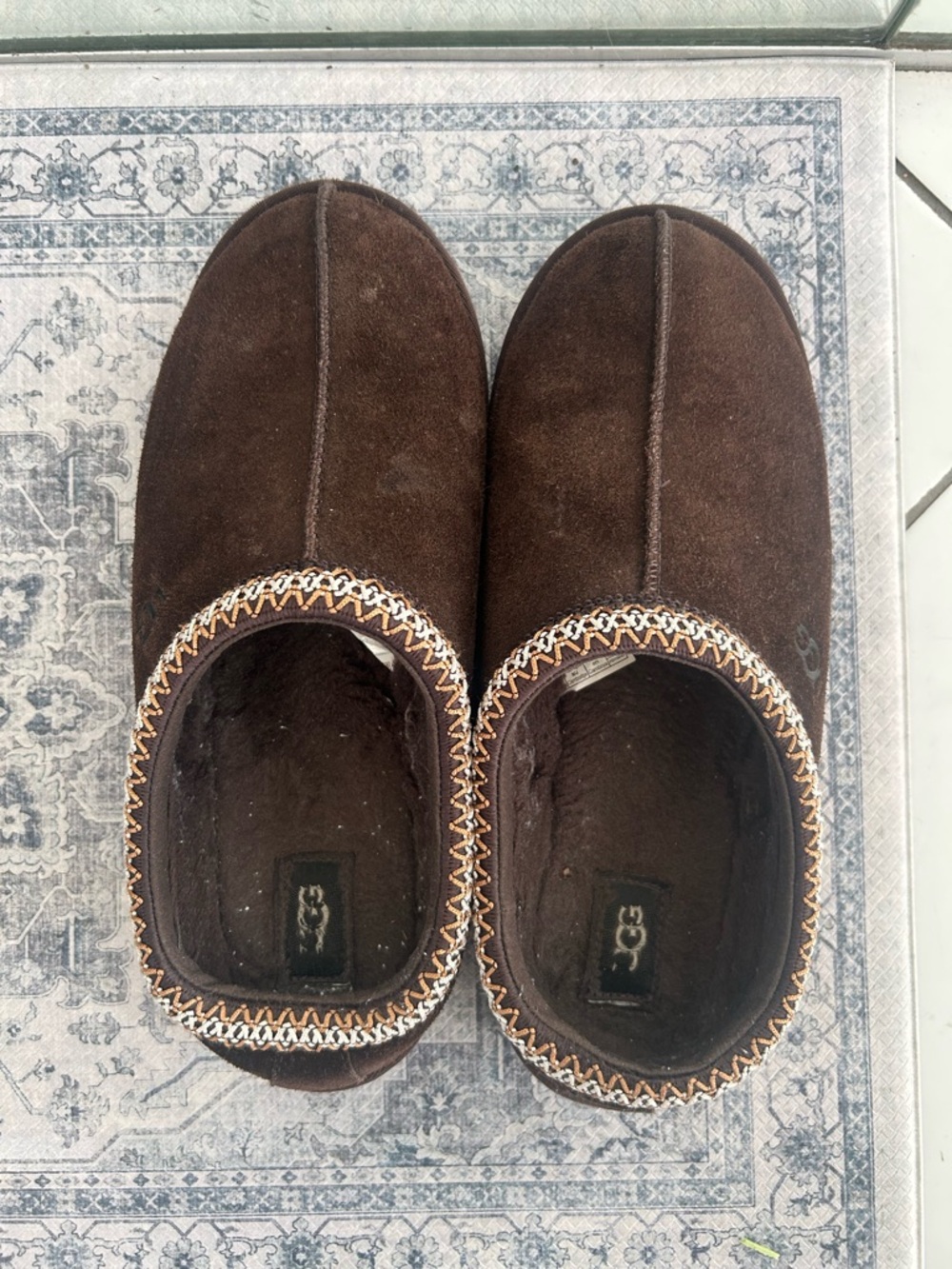 UGG Men’s Brown Tasman Slip Ons